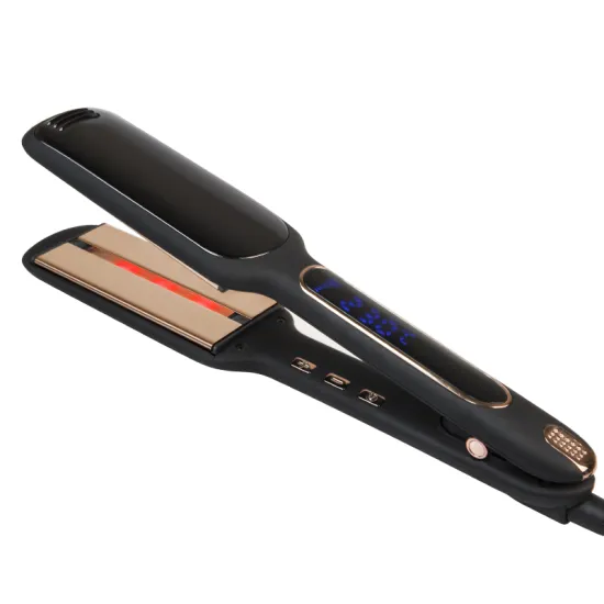 Infrared Technology Custom Private Label Wide Plate Hair Straightener Flat Iron
