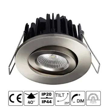 Dimmable COB led downlights