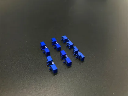 Machining of blue zirconia ceramic jaw components