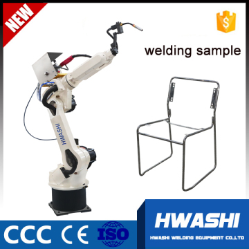 Hwashi Stainless Steel Furniture Chair Robotic Arm 6 Axis Welding Machine