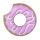Pink Donut swim ring Pool Float water Tube