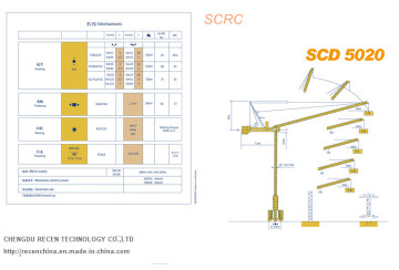 Luffing Crane Scd 5020 Tower Crane