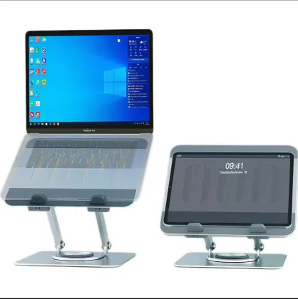 An ergonomic computer stand suitable for MacBook Pro