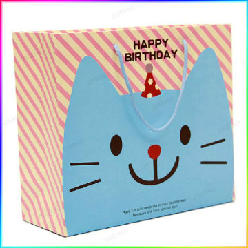 Promotion paper packaging bag with customers' logo printed