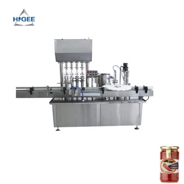 Top Quality Higee Chili Sauce Bottle Filling and Capping Machine