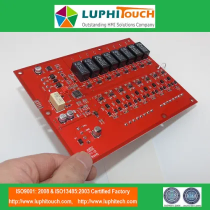 Brooks Red Color PCB Circuit Board Assembly PCBA