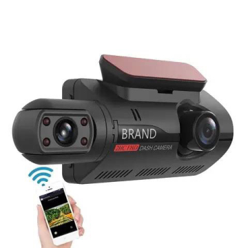 1080p 3 렌즈 대시 캠 Wi -Fi 및 2 인치 화면