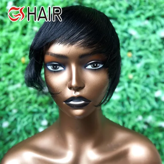 GS Popular Front Bang Natural Hand-made Remy 100% Human Hair Clip-In Fringe Extensions