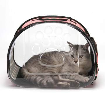 transparent PET pet backpack