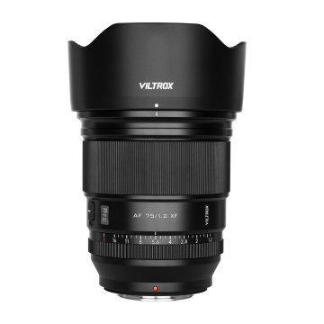 VILTROX 75mm f/1.2 Large Aperture Lens for FUJI X Mount Cameras (X-T5, X-H2S, X-T30 II, X-T4, X-A7)