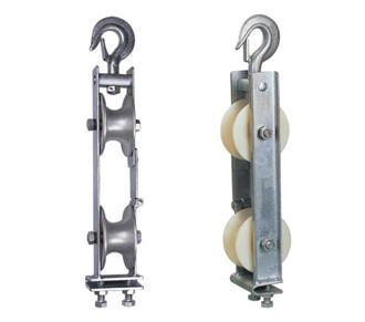 Uptrend and undertrend stringing pulley