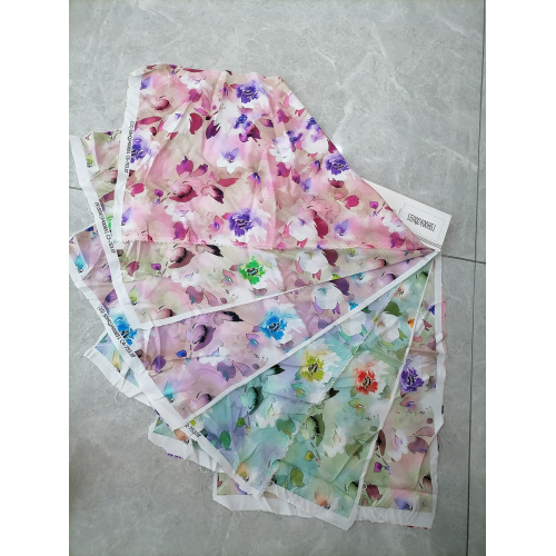 Neue Mode -Custom -Kleid Rayon Digital Print Stoff