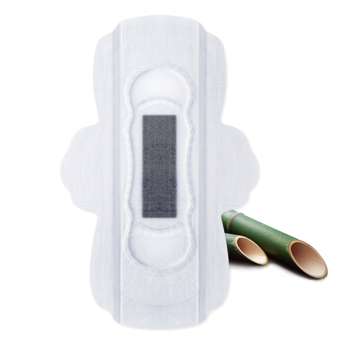 100% organic bamboo charcoal anion sanitary pad