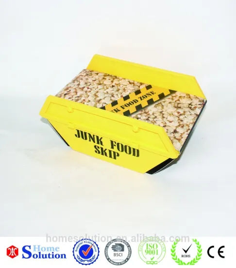 FDA test home food containers colorful popcorn container plastic disposable food container