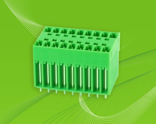 Plugable Terminal Block With Dual Row Pin Header, High Quality Plugable ...