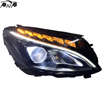 Farol LED para Mercedes Benz C-Class W205 S205