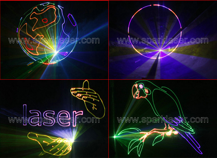 500MW RGB Multi-Color Animation Laser Projector