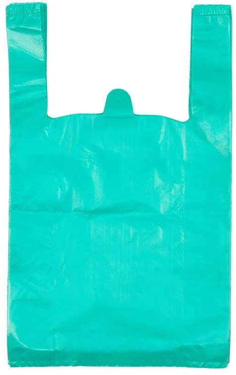 White Custom Printed Polythene Shopping Grocery Packaging Bag for Retail Sale