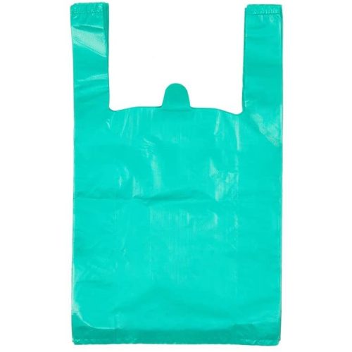 White Custom Printed Polythene Shopping Grocery Packaging Bag for Retail Sale
