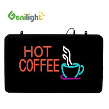 Genilight 22x13 inch CE RoHS Indoor LED Neon Coffee Sign