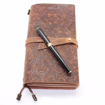 Boshiho Antique Design Vintage Genuine Leather Notebook Journal Diary
