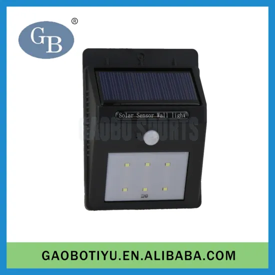 Hot Sell 6 LED Solar Human Body Sensitive Motion Sensor Wall Light