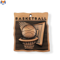 Metallkupfermedaille für Basketballnetze Design