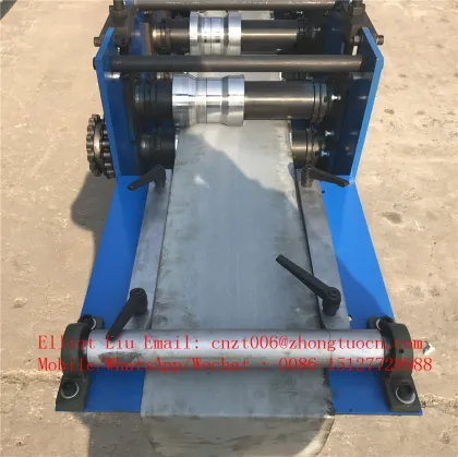 Gutter bending machine