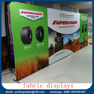 8 FT Tension Fabric Backdrop Trade Show Displays