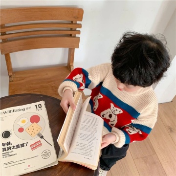 Cappotto dei bambini della ragazza del maglione del maglione del ragazzo del fumetto