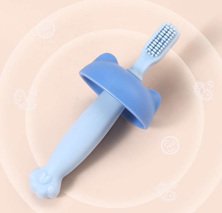 Silicone Bear Cleaning Toothbrushes