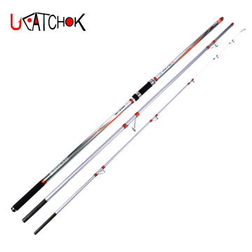 High Carbon Fiber Surfcasting Rod 4.2m 3 Sections 100g-250g Casting Weight