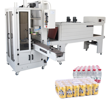 Automatischer Durchflussförderer Schrumpfpackmaschine für Ölflaschen (500 ml bis 2 l)