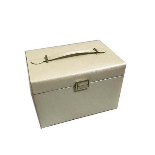 Classic Decorative Big White Jewelry Storage Box