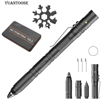 Tactical Multifunctional Survival Pen Self-Defense Tool Set