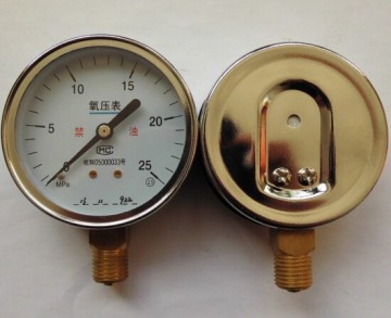 60mm stainless steel wika liquid filled pressure gauge with BSP thread