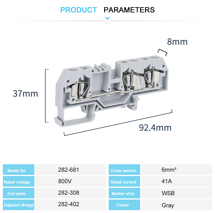 spring terminal connectors 