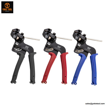 Cabo de aço inoxidável Ties pistolas de metal maço de embrulho de gravata Zip Tensionamento e ferramenta de corte