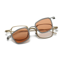 Luxury Titanium Sunglasses Magnetic Titanium Myopic Sunglasses Manufactory