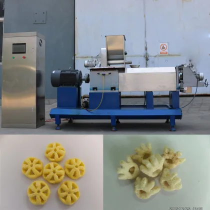 Automatic industrial puff corn rice processing machinery