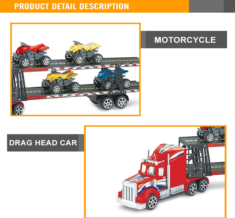 Kid's Friction Toy Truck Ready To Run with 6 motors