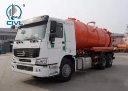 HOWO RHD 16m3 tank Capacity Sewage Suction Truck