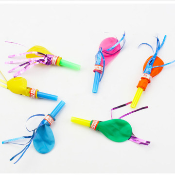 Colorful Latex Whistle Balloons: Fun Birthday Party Supplies and Toy Balloons