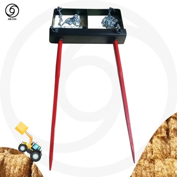 ABLSON Loader Time Frame Attachment and Bale Spear Frame for Skid Steer Loader Tractor