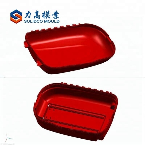 Molde de caja de equipaje de plástico de plástico de alta calidad de diferentes tamaños