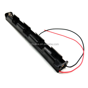 Black Plastic AA Battery Cell Holder Box Case Pack