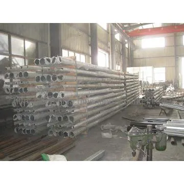Mid hinged poles