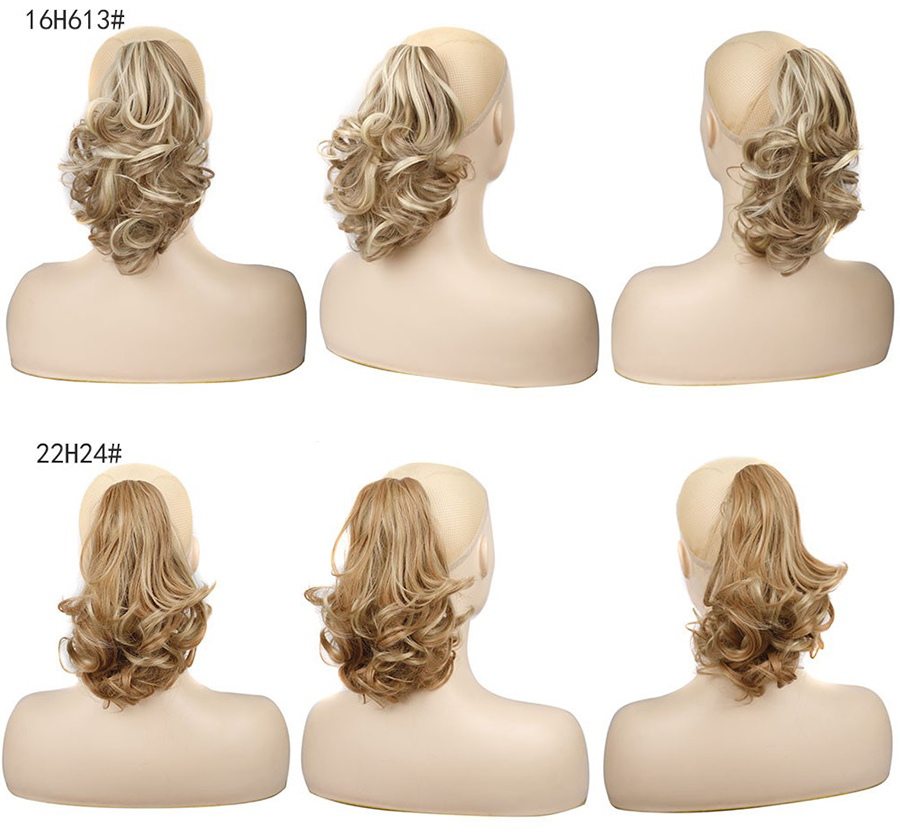 Ponytail Extension with Claw for Women Curly Hair Piece 12