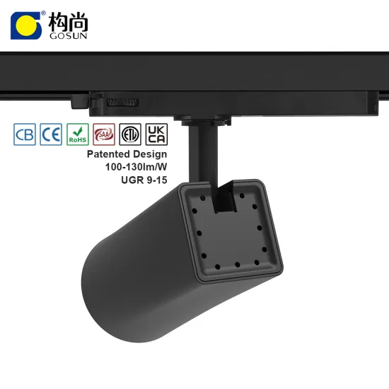 New Design CRI90 COB LED Track Spotlight with Optional Lens/Reflector and 3 Phase 4 Wire Driver Adapter
