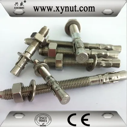 China made torque controlled expansion m20 anchor bolts/ wedge anchor